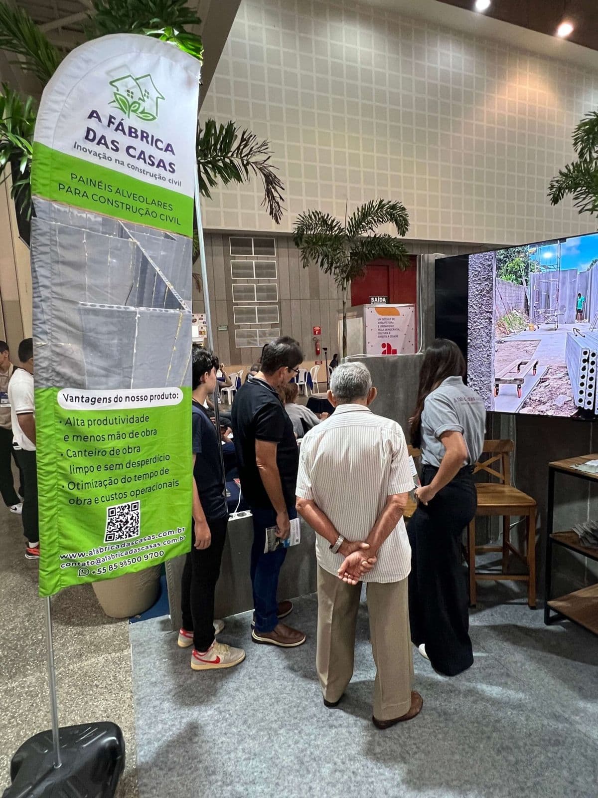 Estande AFDC na feira ExpoConstruir 2025.